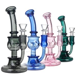 PHOENIX GLASS 8.5'' FANCY TUBE WATER PIPE