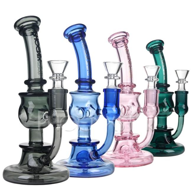 PHOENIX GLASS 8.5'' FANCY TUBE WATER PIPE