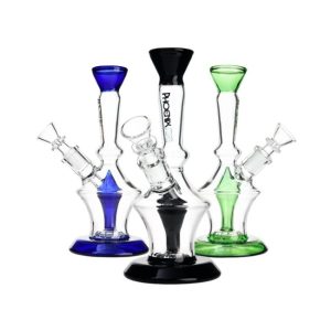 PHOENIX GLASS 8" SPECIAL SHOWEHEAD DESIGN WATER PIPE