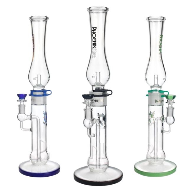 PHOENIX GLASS 16'' HELIX TOP PART FANCY WATER PIPE