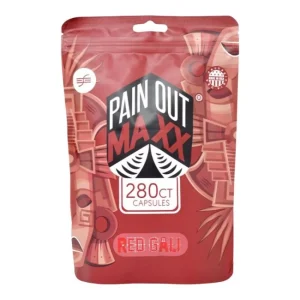 PAIN OUT MAXX KRATOM 280CT CAPSULES BAG