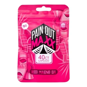 PAIN OUT MAXX KRATOM 40CT CAPSULES BAG
