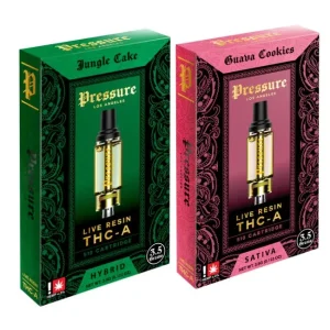 PRESSURE LIVE RESIN THC-A 3.5GM 510 CART 5CT/ BOX