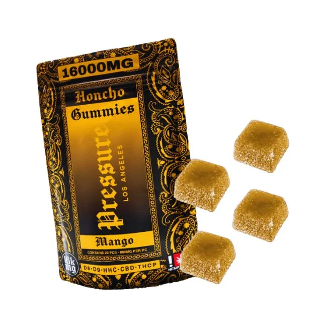 PRESSURE HONCHO D8+D9+HHC+CBD+THCP 16000MG GUMMIES 20PK 6CT/ BOX