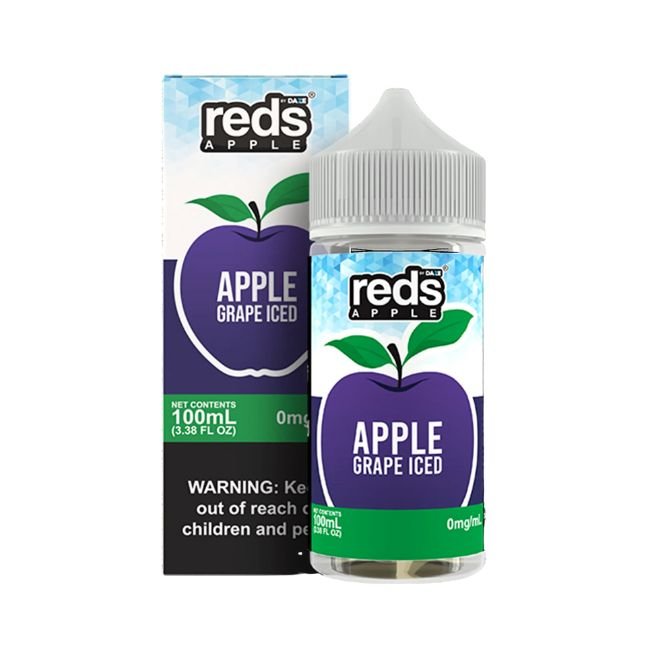 REDS BY 7DAZE E-LIQUID FREEBASE 100ML BOTTLE - Image 4