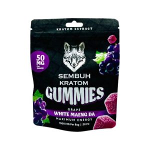 SEMBUH KRATOM EXTRACT MAXIMUM STRENGHT 1000MG GUMMIES 20CT/ BAG