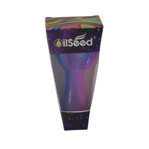OILSEED 4.5" PREMIUM GLASS MULTI COLOR HAND PIPE