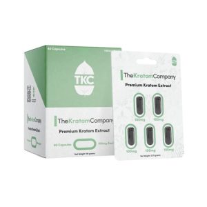THE KRATOM COMPANY PREMIUM KRATOM EXTRACT 100MG 60PC CAPSULES 12CT/ BOX