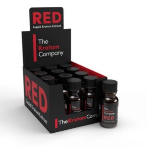 THE KRATOM COMPANY RED LIQUID EXTRACT 15ML SHOT 12CT/ BOX