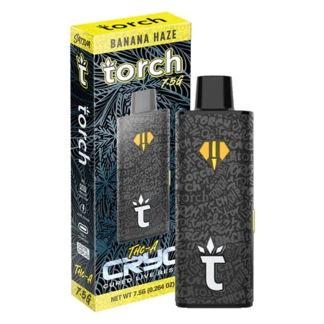 TORCH CRYO THC-A CURED LIVE RESIN 7.5GM DISPO 5CT/ BOX