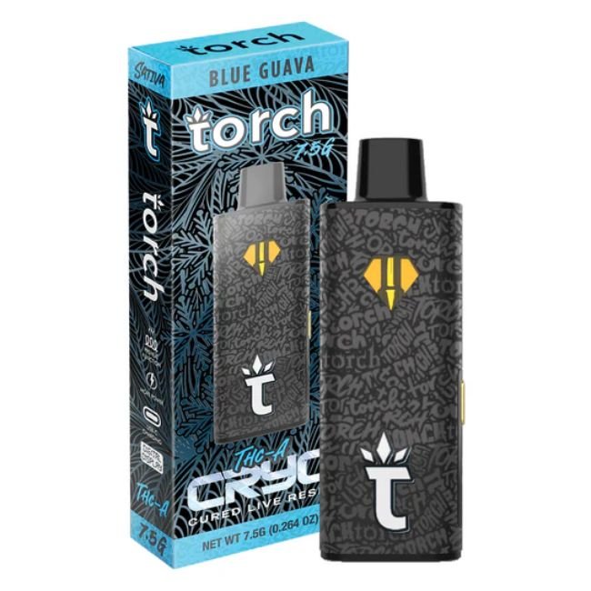 TORCH CRYO THC-A CURED LIVE RESIN 7.5GM DISPO 5CT/ BOX - Image 5