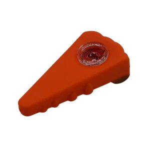 5" ICE CREAM CONE DESIGN SILICONE HAND PIPE