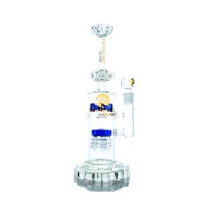 TSUNAMI GLASS 14'' ELECTRIC SHOWER HEAD GEAR WATER PIPE