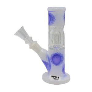 GLASS 7" DOUBLE SOWERHEAD WITH ASH CATCHER WATER PIPE