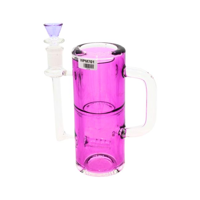 8" CUP DESIGN GLYCERIN GLASS WATER PIPE