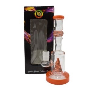 BAD BOY 8" DOUBLE STICKER SHOWER HEAD GLASS WATER PIPE