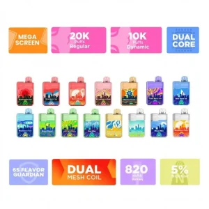 GEEK BAR LUSH DIGI FLAVOR 5% DISPO (90ML) 20K PUFFS 5CT/ BOX