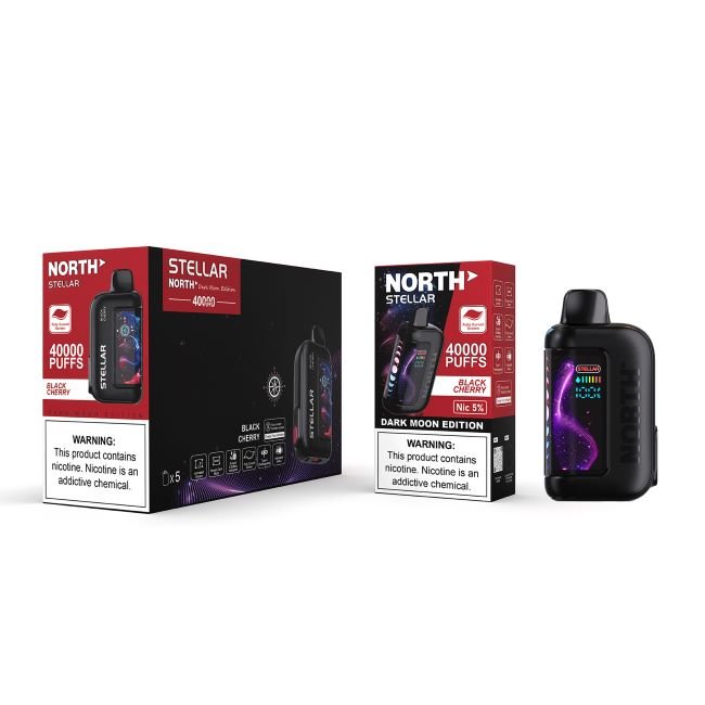 NORTH STELLAR DARK MOON EDITION 5% DISPOSABLE (100ML) 40K PUFFS 5CT/ BOX - Image 3