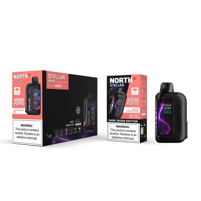 NORTH STELLAR DARK MOON EDITION 5% DISPOSABLE (100ML) 40K PUFFS 5CT/ BOX - Image 7