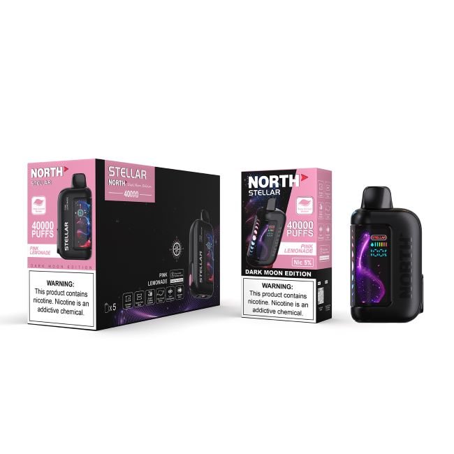 NORTH STELLAR DARK MOON EDITION 5% DISPOSABLE (100ML) 40K PUFFS 5CT/ BOX - Image 8