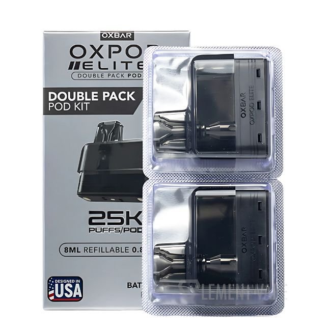 OXBAR OXPOD ELITE BY POD JUICE DOUBLE PACK 8ML REFILLABLE PODS 2PK 5CT/ BOX - Image 3