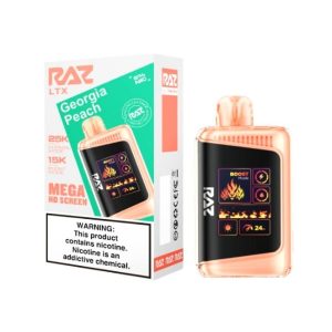 RAZ LTX 5% DISPOSABLE (80ML) NORM. MODE 25K & BOOST. MODE 15K PUFFS 5CT/ BOX