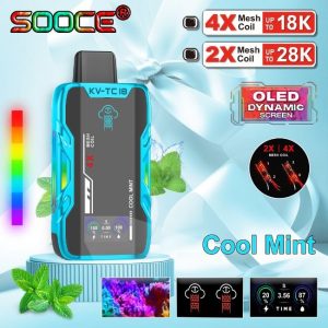 SOOCE KV-TC 5% DISPOSABLE (90ML) 18K PUFFS 5CT/ BOX